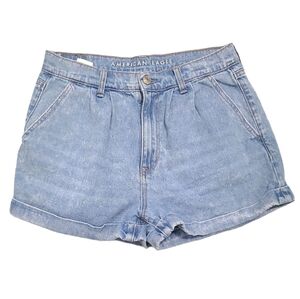 American Eagle Women's jeans mom short size 6 light wash preppy casual summer